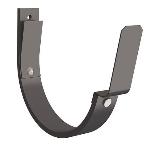 Lindab Steel Gutter 70mm Flex-Fit Fascia Bracket - 100mm Graphite