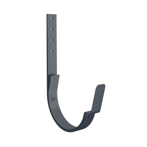 Lindab Steel Gutter 180mm Flex-Fit Rafter Bracket - 125mm Graphite