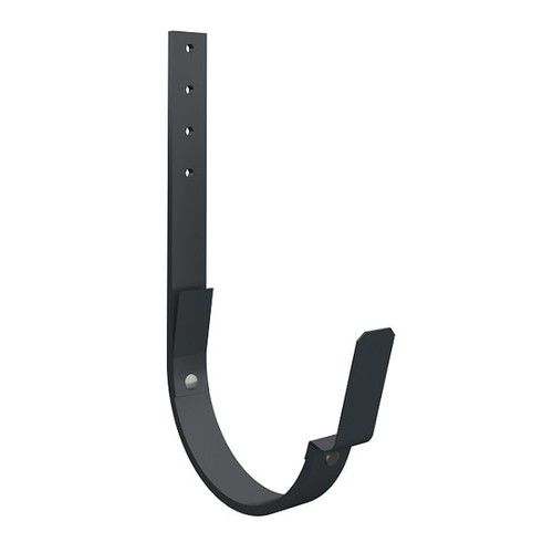 Lindab Steel Gutter 210mm Flex-Fit Rafter Bracket - 125mm Anthracite Grey