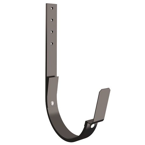 Lindab Steel Gutter 210mm Flex-Fit Rafter Bracket - 150mm Black