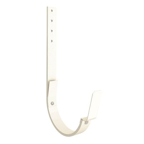 Lindab Steel Gutter 240mm Flex-Fit Fascia Bracket - 190mm Antique White