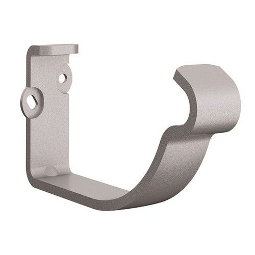 Lindab Steel Gutter Fascia Bracket - 100mm Silver Metallic