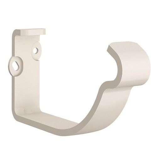 Lindab Steel Gutter Fascia Bracket - 125mm Antique White