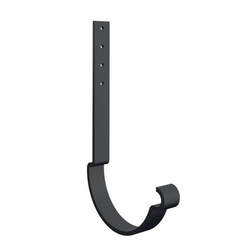 Lindab Steel Gutter 200mm Rafter Bracket - 125mm Matte Black
