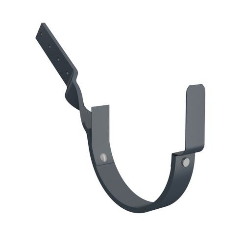 Lindab Steel Gutter Side Fix Rafter Bracket - 150mm Graphite