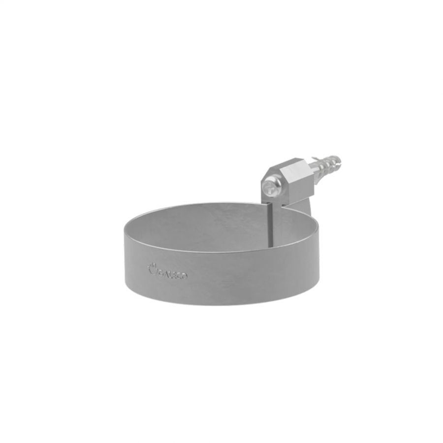 Galeco Steel Round Offset Downpipe Kit Galvanised - 87mm Diameter