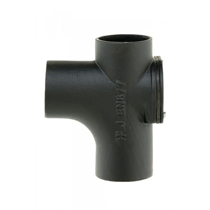 Mech 416 Cast Iron Soil Rad Curve Back Branch - 87.5 Degree x 100mm and 70mm