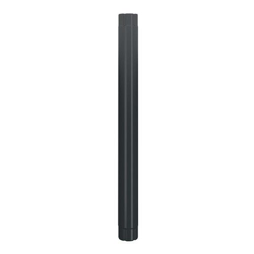 Lindab Steel Intermediate Downpipe - 120mm x 1mtr Anthracite Grey