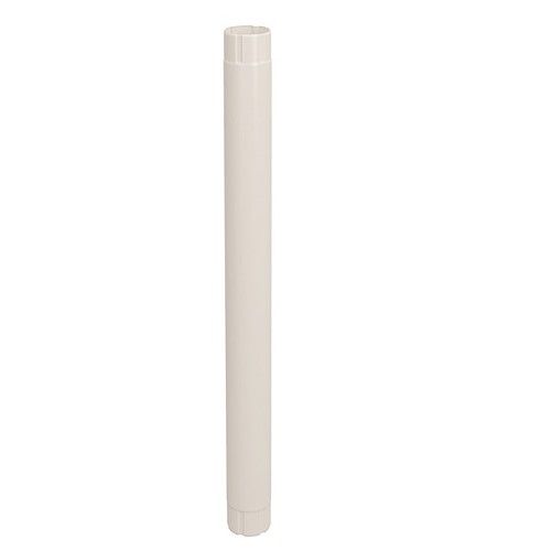 Lindab Steel Intermediate Downpipe - 87mm x 1mtr Antique White