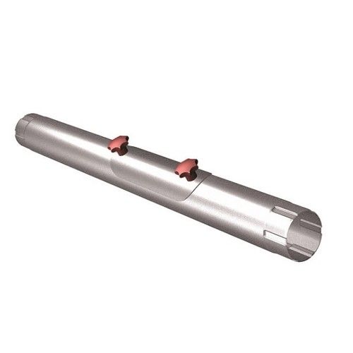 Lindab Steel Rod Access Downpipe - 87mm x 1mtr Silver Metallic