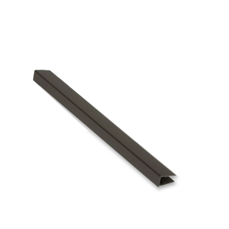 Exitex PVC Sheet End Closure - 10mm x 2.1mtr Brown