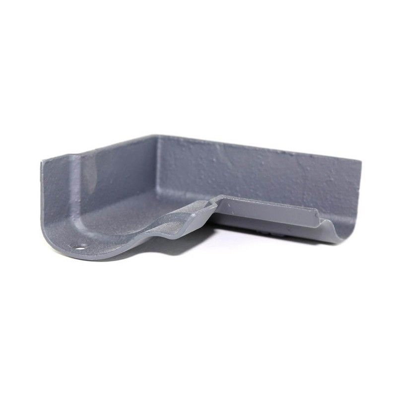 Cast Iron Ogee Gutter Internal Angle - 90 Degree x 125mm Primed