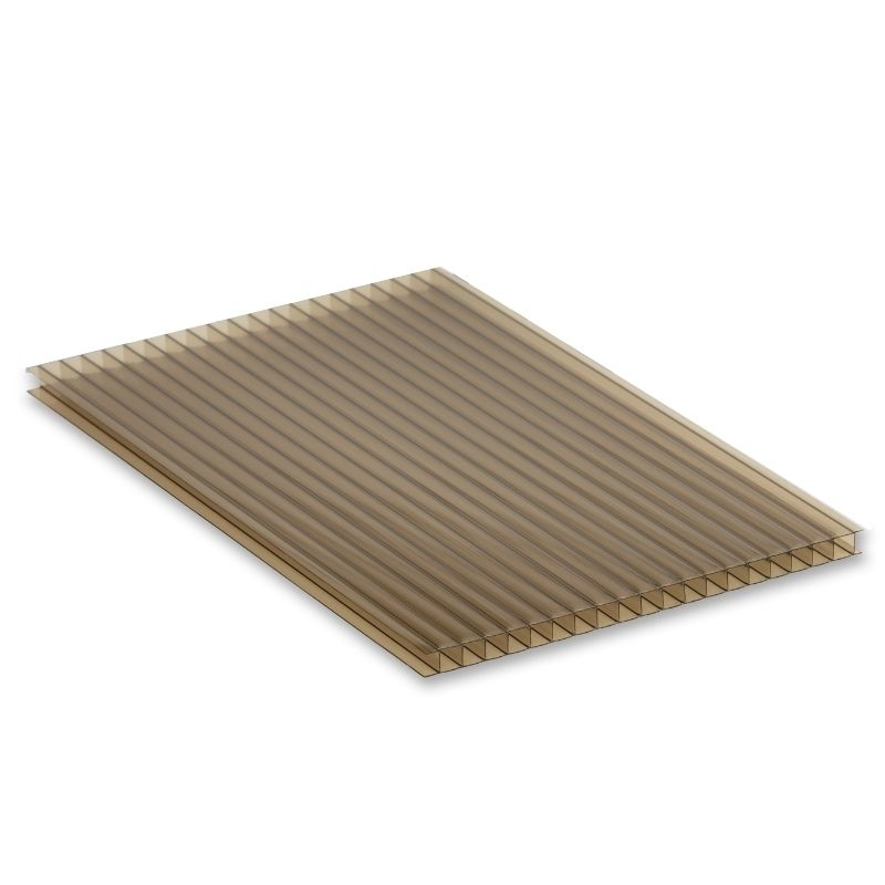 Polycarbonate Sheet Twinwall - 10mm x 2100mm x 3mtr Bronze
