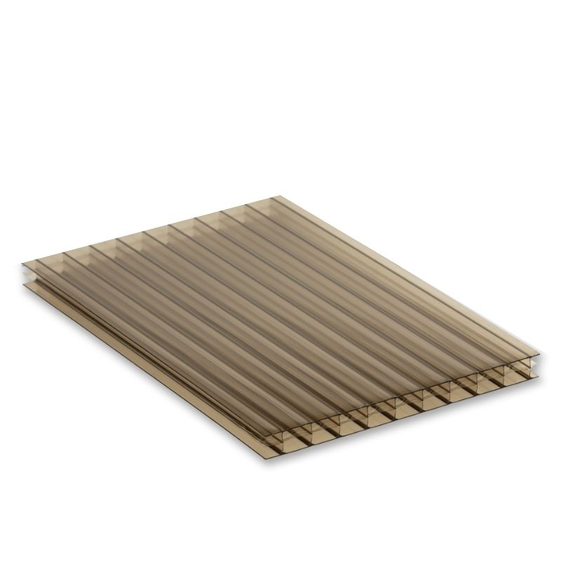 Polycarbonate Sheet Triplewall - 16mm x 1500mm x 4mtr Bronze