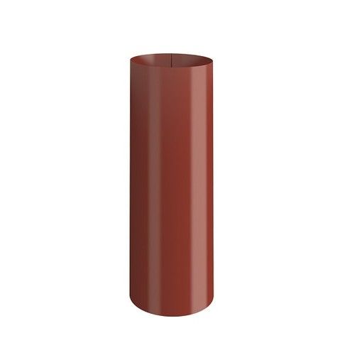 Lindab Steel Sliding Downpipe - 100mm Tile Red