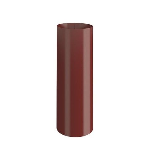 Lindab Steel Sliding Downpipe - 87mm Dark Red