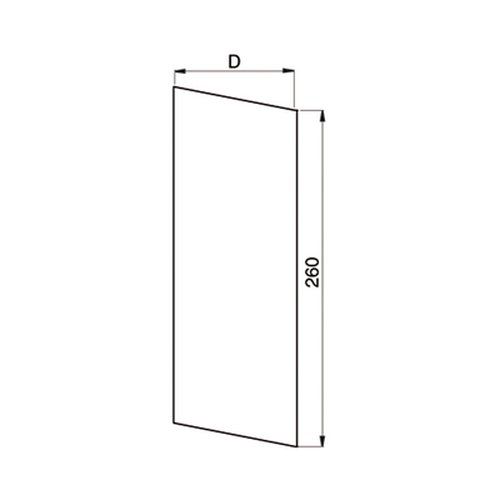 Lindab Steel Sliding Downpipe - 87mm Dark Red