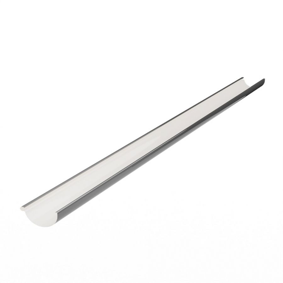 Galeco PVC Half Round Gutter Kit Grey - 150mm