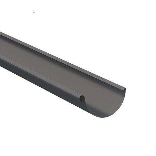 Lindab Steel Gutter - 125mm x 3mtr Graphite