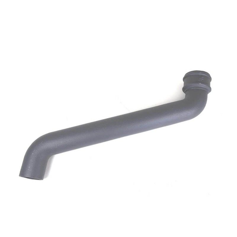 Cast Iron Round Downpipe Offset - 533mm Projection 100mm Primed