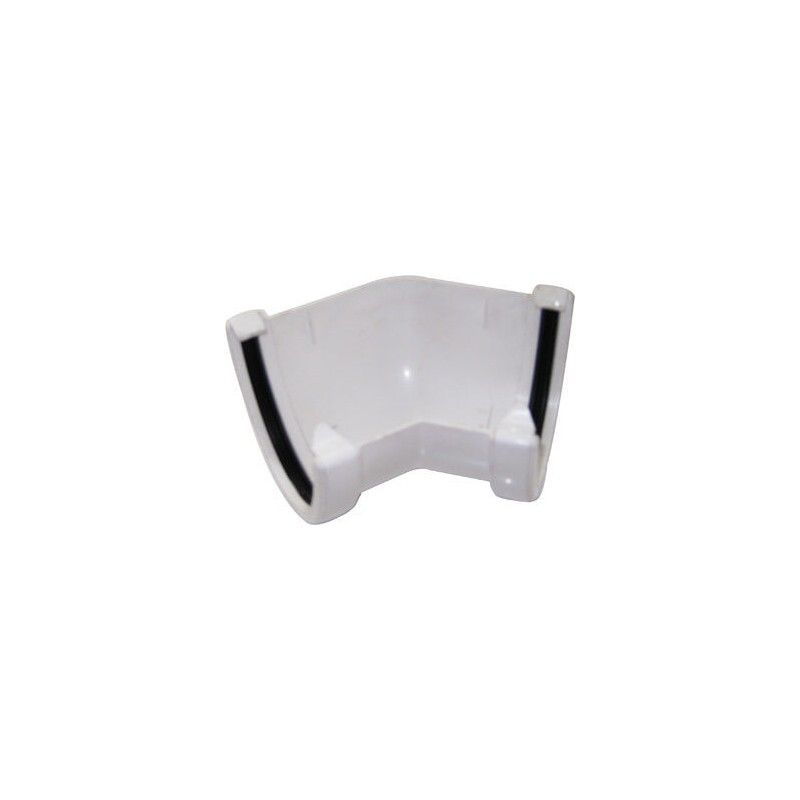FloPlast Deepflow/ Hi-Cap Gutter Angle - 135 Degree x 115mm x 75mm White