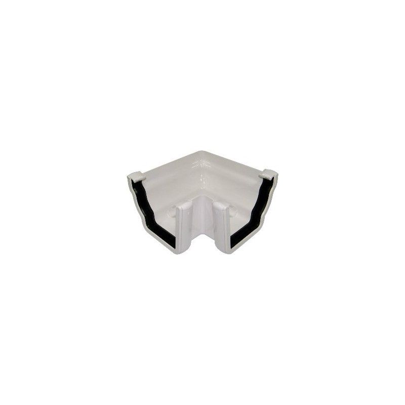 FloPlast Ogee Gutter External Angle - 90 Degree x 110mm x 80mm White