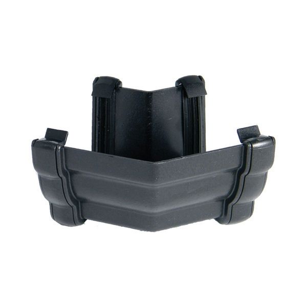 FloPlast Ogee Gutter External Angle - 135 Degree x 110mm x 80mm Cast Iron Effect