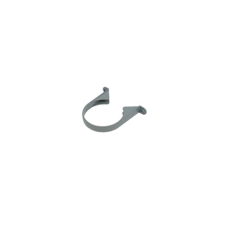 FloPlast Round Downpipe Clip - 68mm Grey