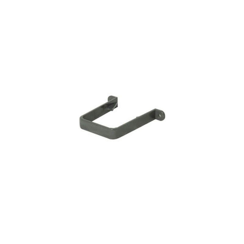 FloPlast Square Downpipe Clip - 65mm Anthracite Grey