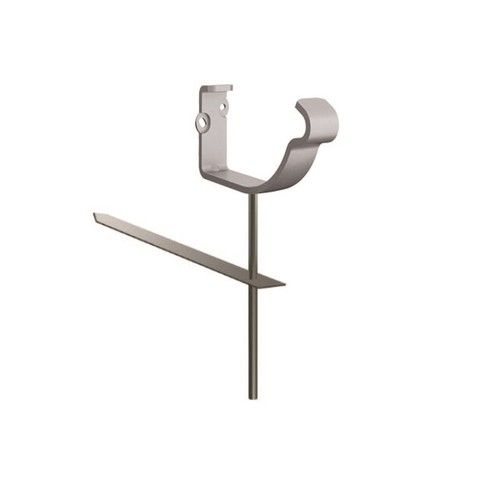 Lindab Steel Gutter Rise & Fall Bracket - 100mm Silver Metallic