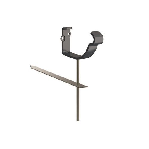 Lindab Steel Gutter Rise & Fall Bracket - 125mm Graphite