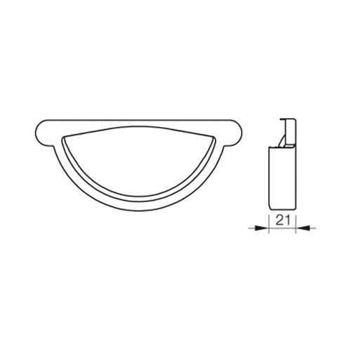 Lindab Magestic Steel Gutter Self-Locking Stop End - 150mm Galvanised