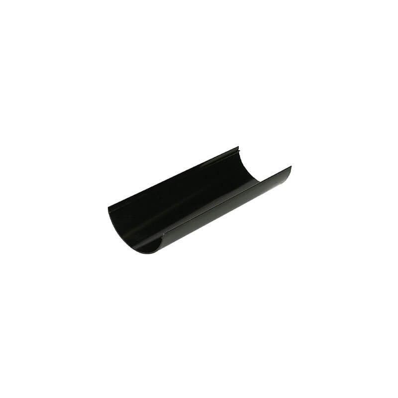 FloPlast Mini Gutter - 76mm x 2mtr Black - Pack of 2