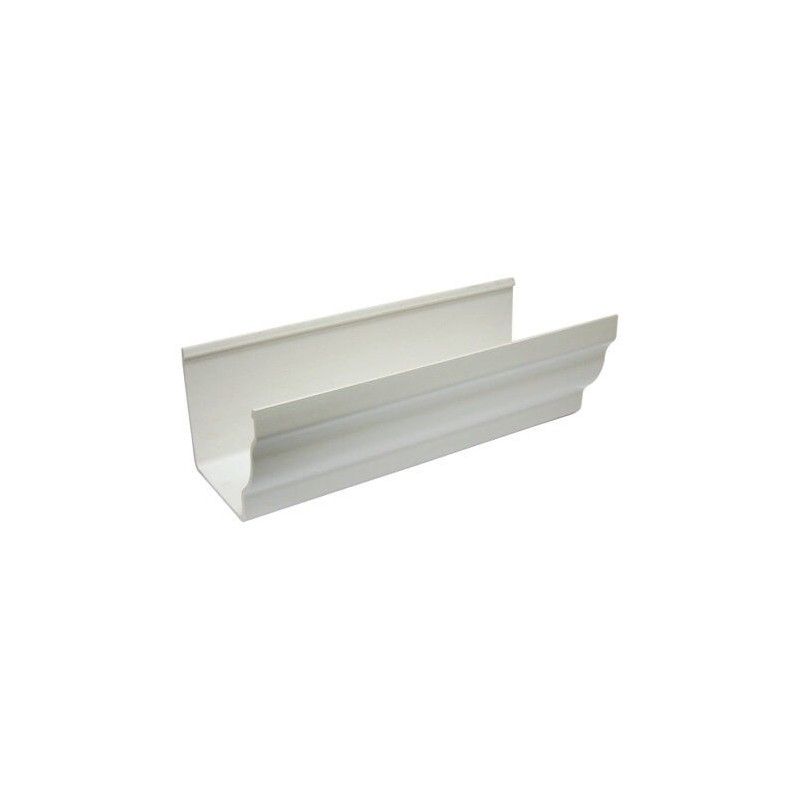 FloPlast Ogee Gutter - 110mm x 80mm x 4mtr White