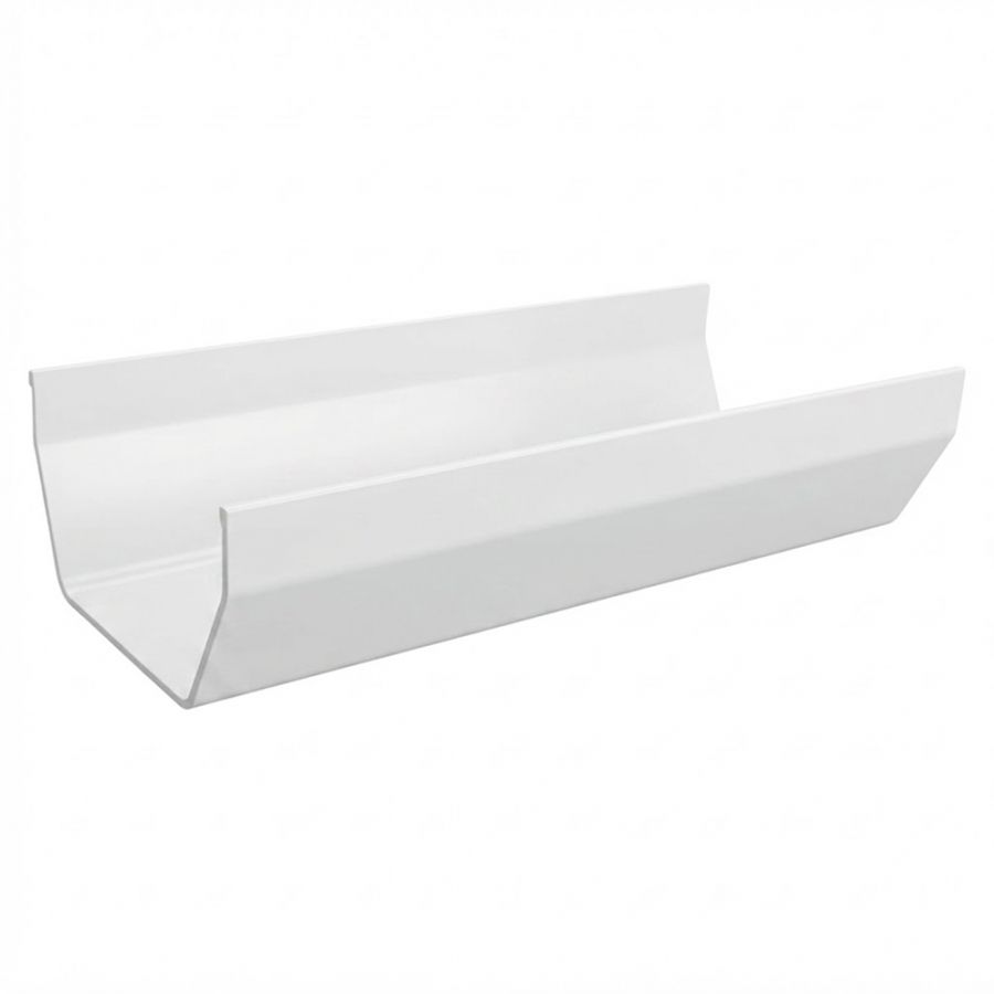 FloPlast Square Gutter - 114mm x 2mtr White
