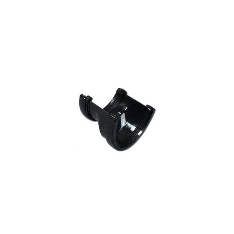 FloPlast Deepflow/ Hi-Cap to Half Round Gutter Adaptor - Black