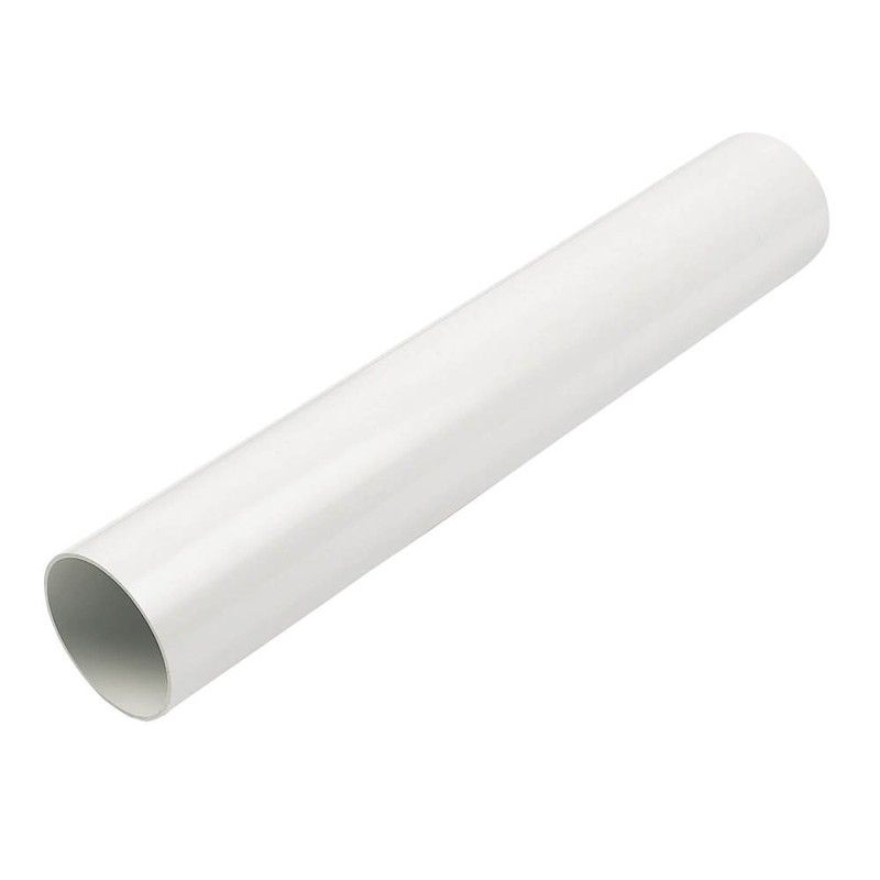 FloPlast Round Downpipe - 68mm x 2.5mtr White