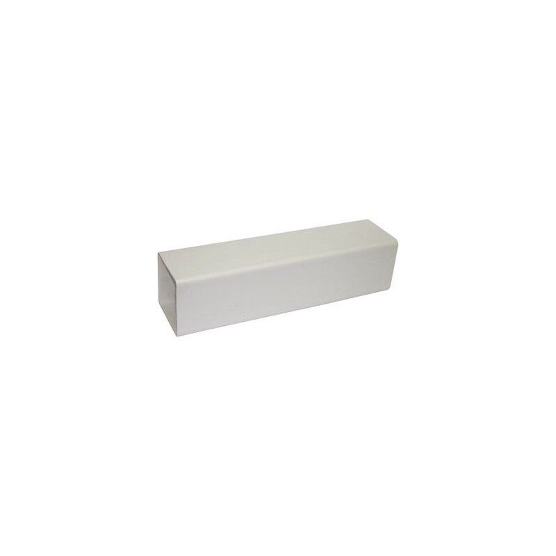 FloPlast Square Downpipe - 65mm x 2.5mtr White - Pack of 2