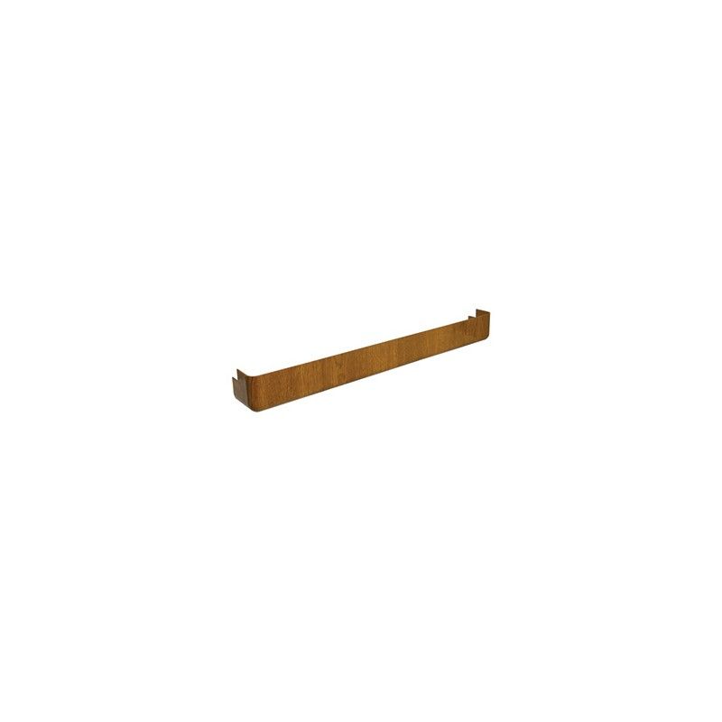 Golden Oak Fascia Double End Corner Trim - 500mm x 35mm