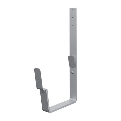 Lindab Rectangular Steel Gutter 210mm Flex-Fit Rafter Bracket - 140mm Silver Metallic