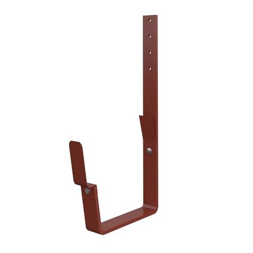 Lindab Rectangular Steel Gutter 210mm Flex-Fit Rafter Bracket - 140mm Tile Red