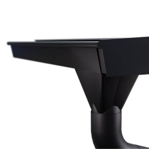 Lindab Rectangular Steel Gutter Outlet 87mm - 140mm Black