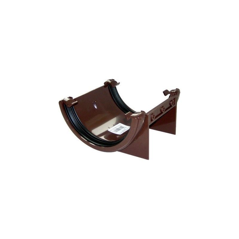 FloPlast Mini Gutter Union Bracket - 76mm Brown