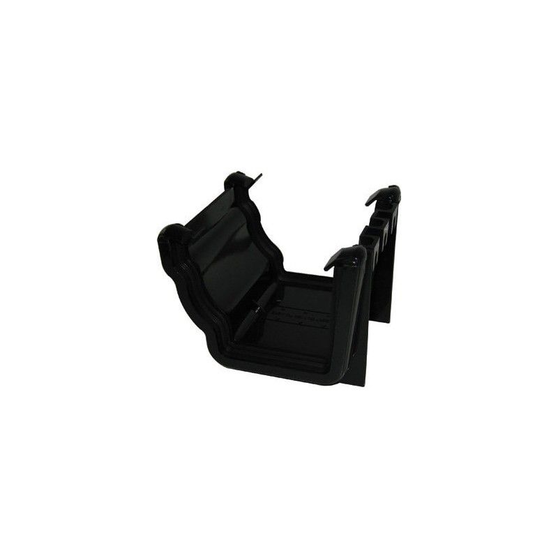 FloPlast Ogee Gutter Union Bracket - 110mm x 80mm Black
