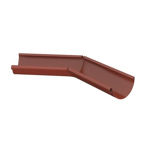 Lindab Steel Gutter Internal Angle 135 - 100mm Tile Red