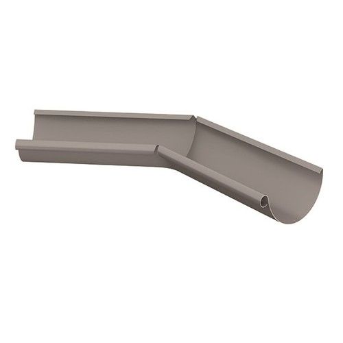 Lindab Steel Gutter Internal Angle 135 - 150mm Anthracite Metallic