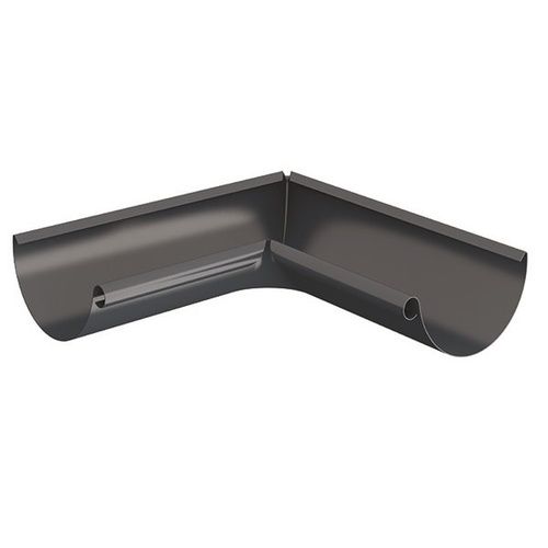 Lindab Steel Gutter Internal Angle 90 - 125mm Graphite