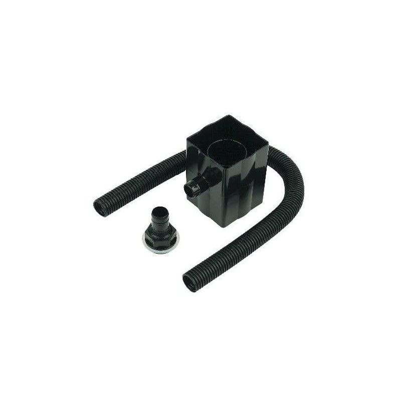 FloPlast Rain Diverter - Black - Pack of 2