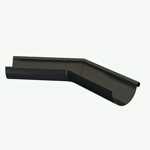 Lindab Steel Gutter External Angle 135 - 125mm Anthracite Grey