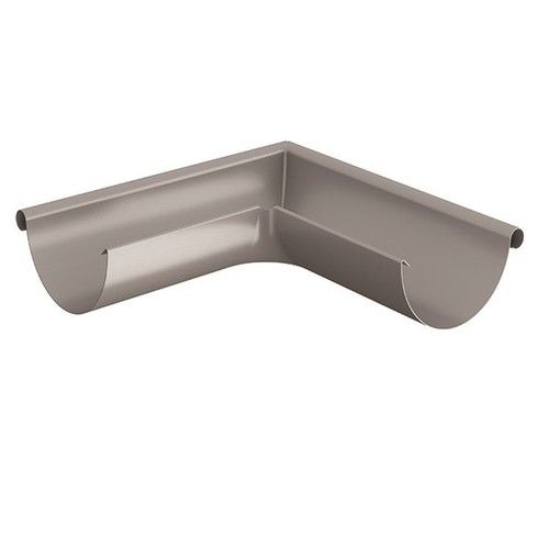 Lindab Steel Gutter External Angle 90 - 100mm Anthracite Metallic